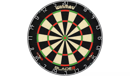 Winmau Blade 6 Professional Dartboard Surround and Darts Set