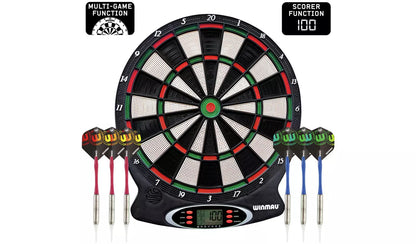 Winmau Softip Electronic Dartboard, Scorer & X2 Sets Darts