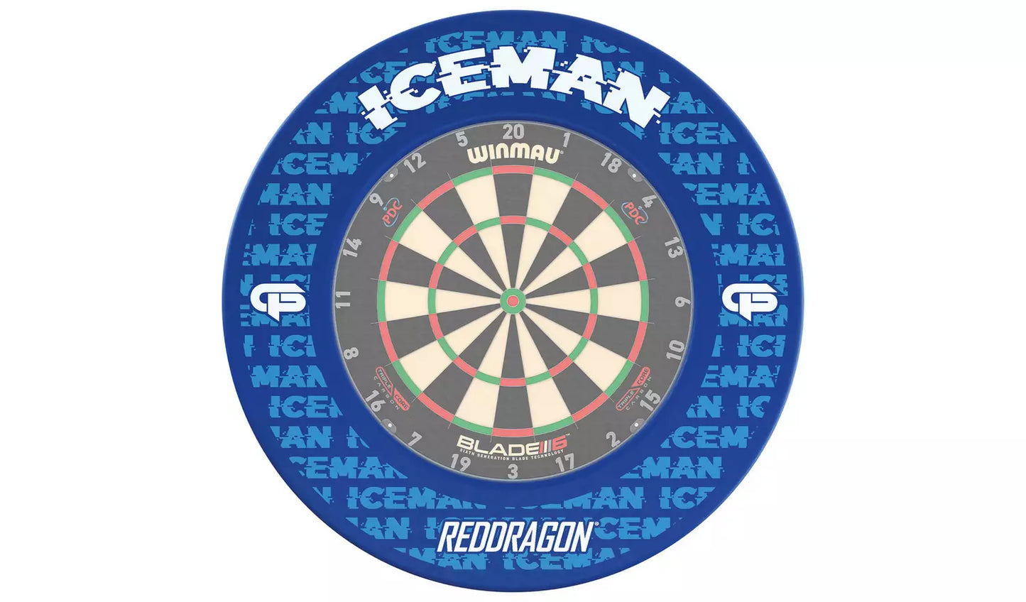 Red Dragon Gerwyn Price Iceman Dartboard Surround