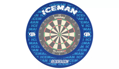 Red Dragon Gerwyn Price Iceman Dartboard Surround