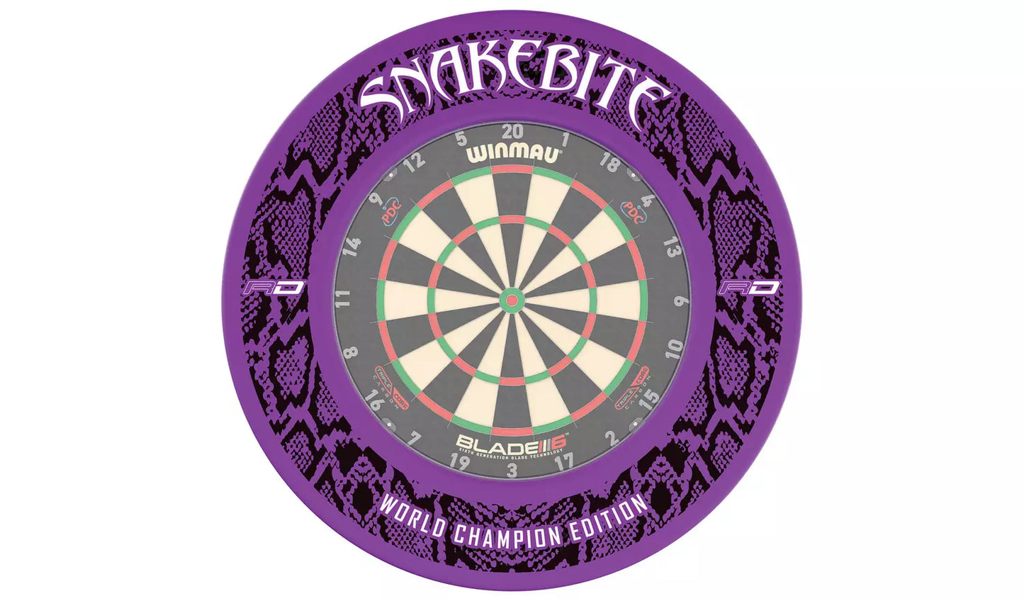 Red Dragon Peter Wright Snakebite Dartboard Surround