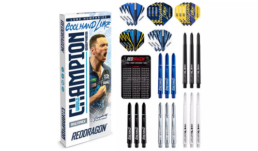 Red Dragon Luke Humphries Coolhand Darts Accessories Pack