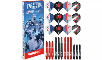 Winmau Blade 6 PDC Flight and Shaft Set