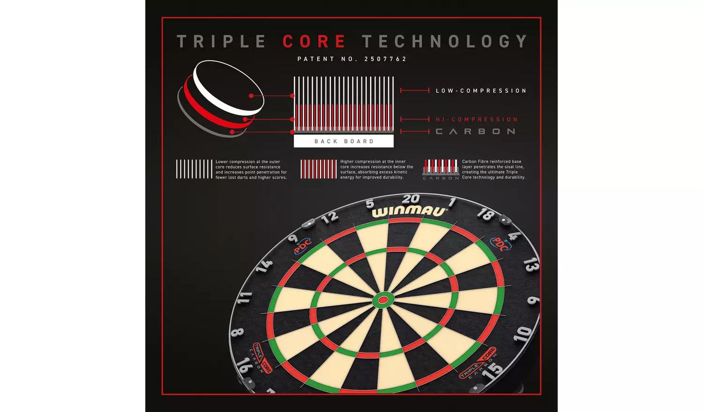 Winmau Blade 6 Triple Core PDC - Professional Dartboard