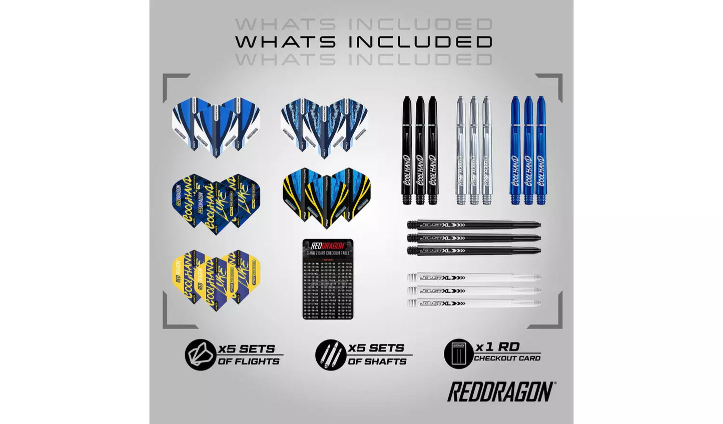 Red Dragon Luke Humphries Coolhand Darts Accessories Pack