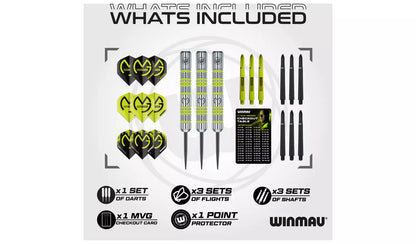 Winmau Michael van Gerwen MvG Adventure 20g Steel Darts Set