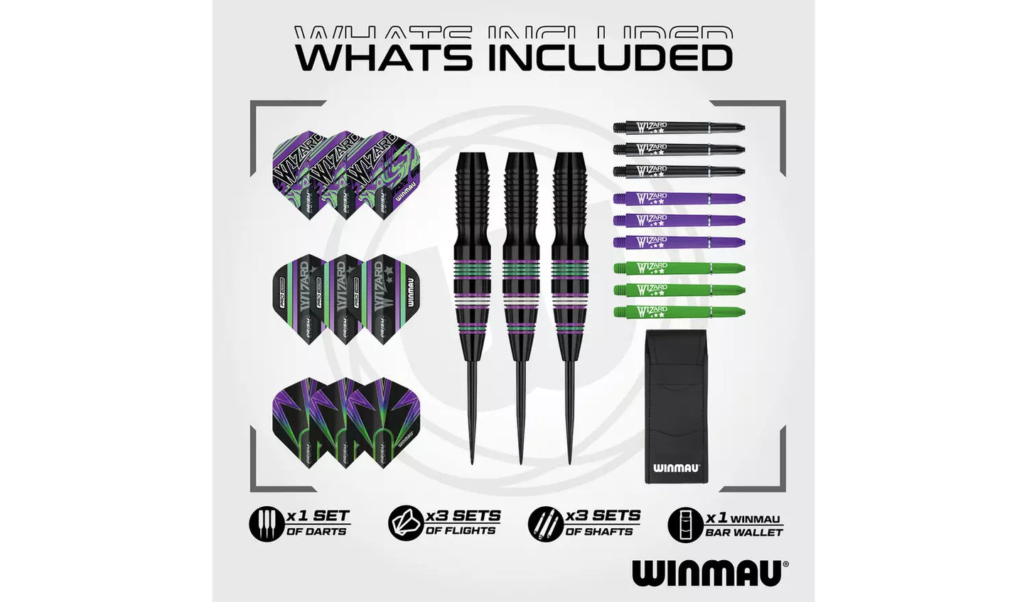 Winmau Simon Whitlock 24g Brass 22 Piece Darts Set