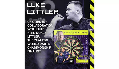 Target Luke Littler Dartboard and Darts Set