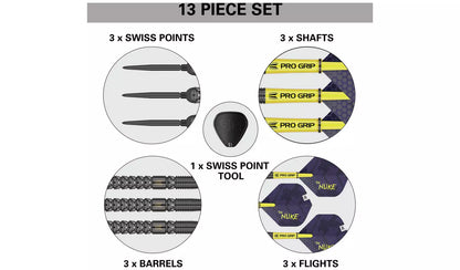 Target Luke Littler Gen 1 90% Tungsten 23g Darts Set