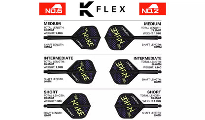 Target Luke Littler K-Flex No.6 Medium Flight & Shaft System