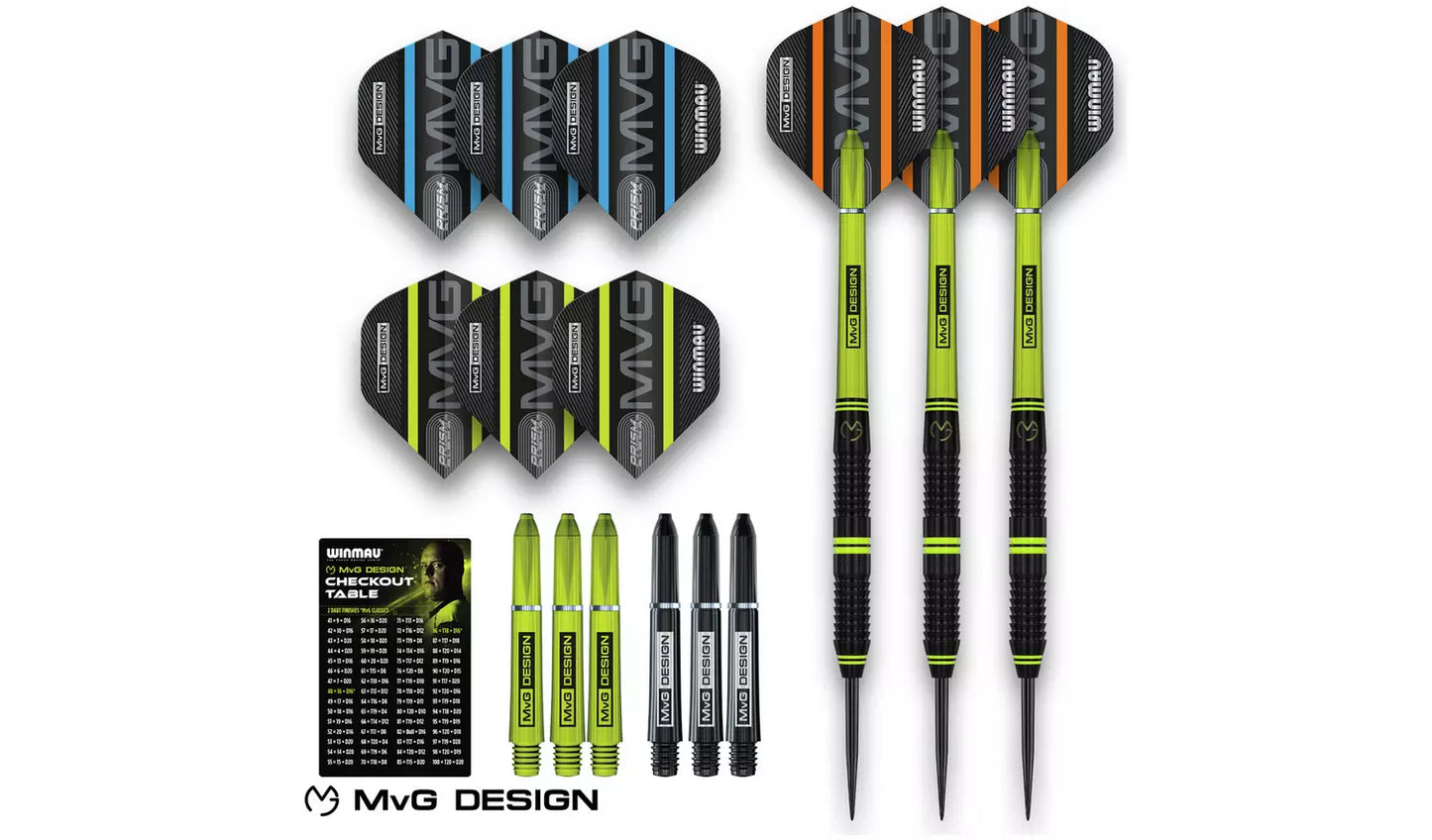 Winmau Michael van Gerwen MvG Active 24g Tungsten Darts Set