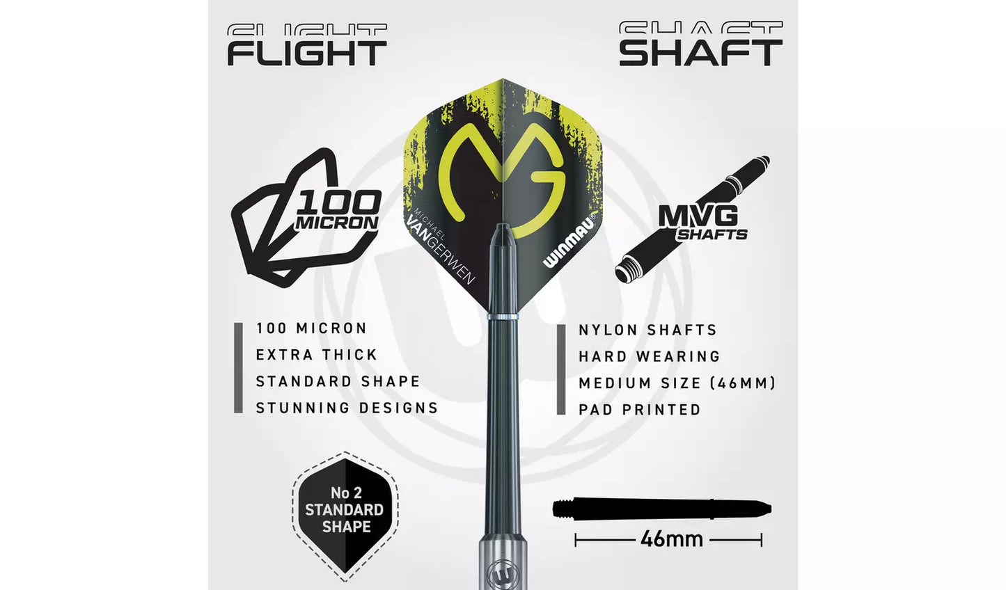 Winmau Michael van Gerwen MvG Adventure 20g Steel Darts Set