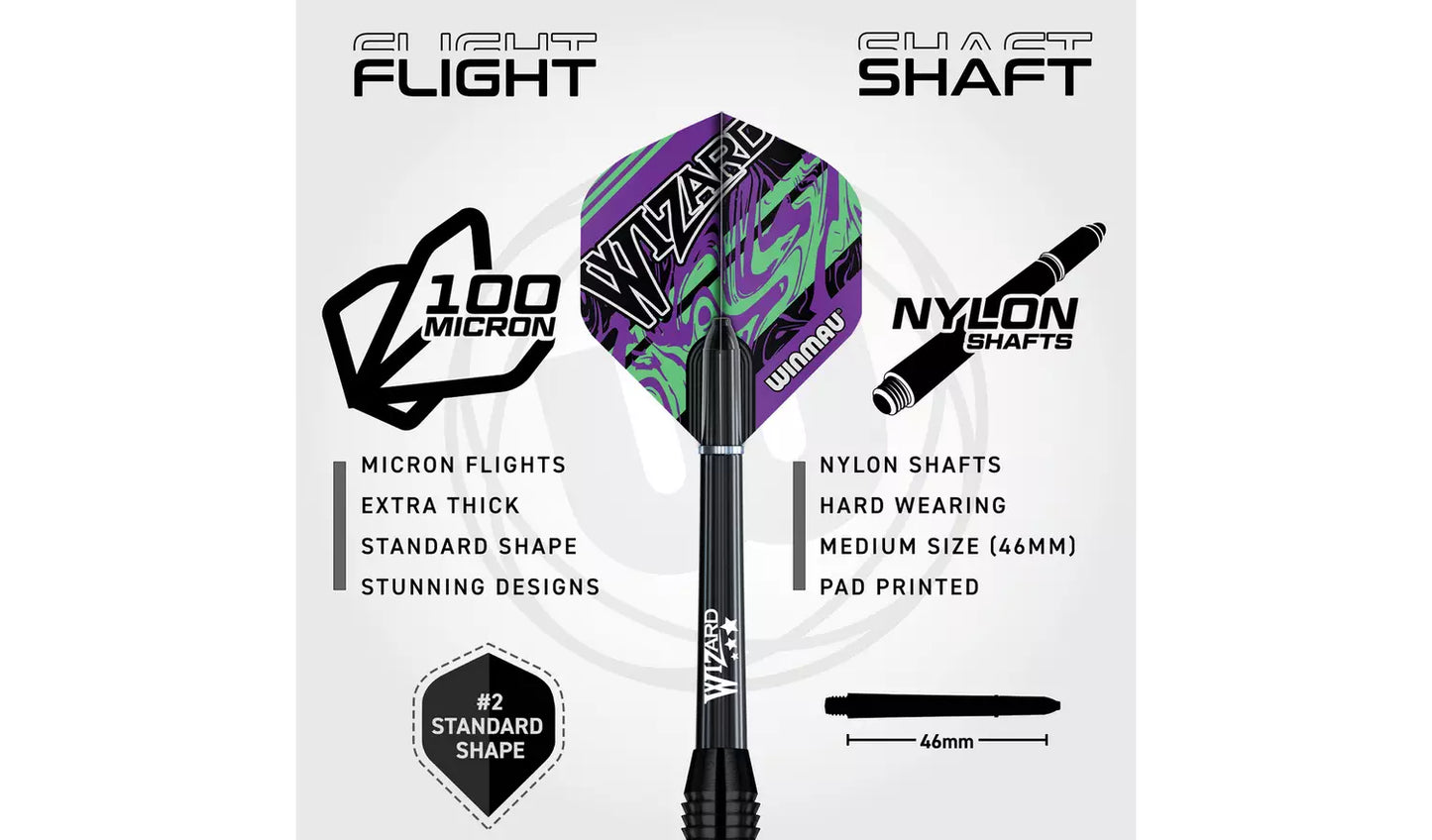 Winmau Simon Whitlock 24g Brass 22 Piece Darts Set