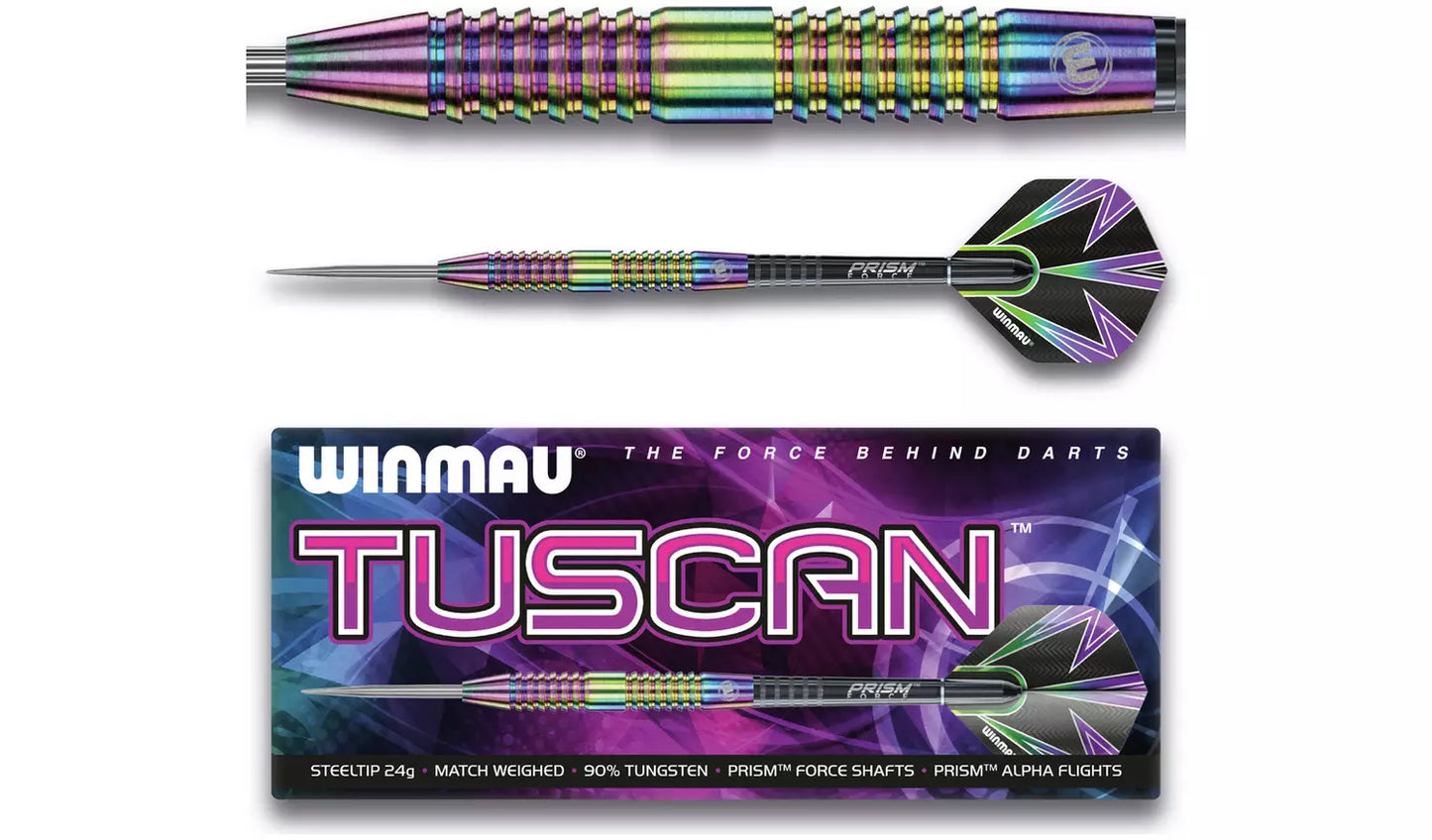 Winmau Tuscan 24g 90% Tungsten Urban Grip Darts Set