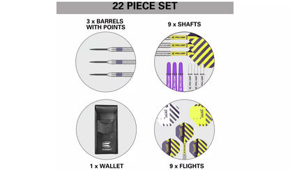 Target Luke Littler 22g 80% Tungsten Darts Set