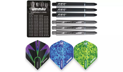 Winmau Tuscan 24g 90% Tungsten Urban Grip Darts Set