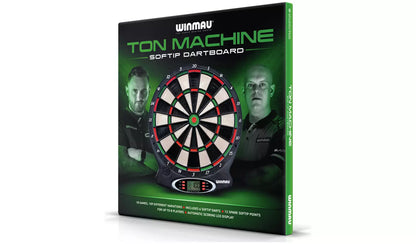 Winmau Softip Electronic Dartboard, Scorer & X2 Sets Darts