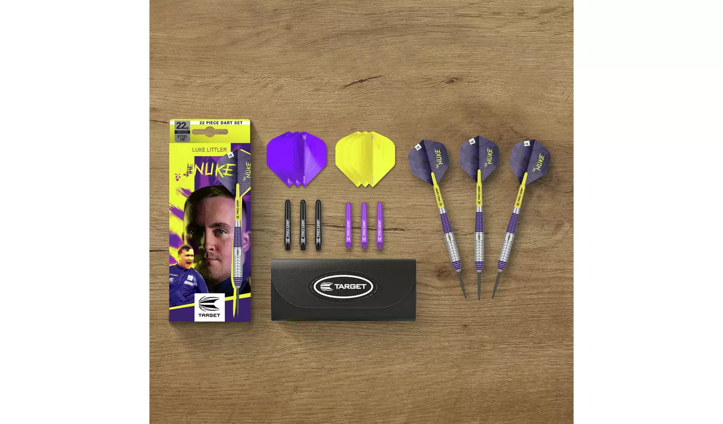 Target Luke Littler Brass 22g Darts Set