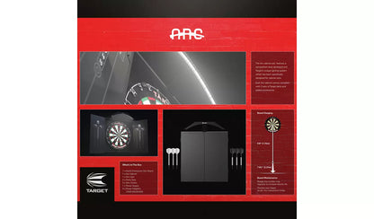 Target Darts ARC Light Dartboard Cabinet Set with Darts